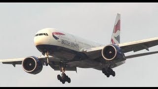 British Airways 777-200 Landing at Chicago O'Hare