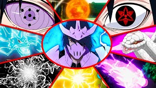 ALL THE POWERS OF SASUKE UCHIHA IN NARUTO AND BORUTO | 26 JUTSUS