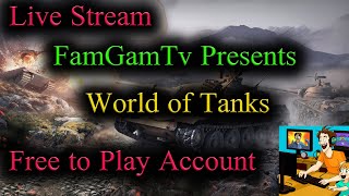 World of Tanks - LiveStream: Grinding the Brittish Light Line - Free to Play!