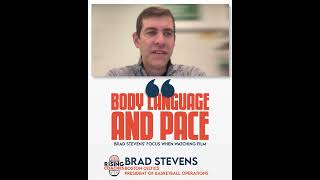 "Bad Body Language Gets You Beat" - Brad Stevens On Watching Film