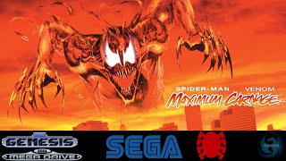 Spider Man & Venom  Maximum Carnage (Full Playthrough) 4K Sega Genesis/Megadrive