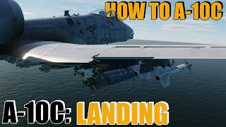 Landing in the A-10C - DCS