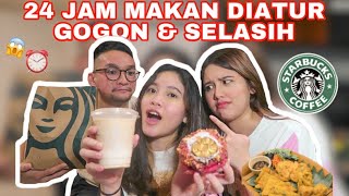 24 JAM MAKAN DIATUR SHELY CHE DAN GIAN + TIPS BISNIS ONLINE | Aurelliaurel Ft. Shely Gian