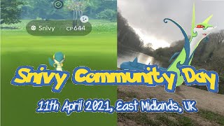 MY FIRST EVER COM DAY VLOG! | Snivy Community Day (Pokémon Go)