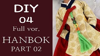 Tutorial Hanbok Doll 04 / Korean Traditional dress / Noble Woman