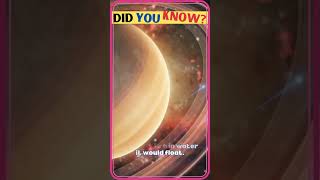 Saturn Would Float in Water! | there more astrologers than astronomers | Motivation facts #shorts