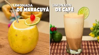 Receta Limonada de Maracuyá y Café/ Cómo Hacer Limonada de Café/  Recetas Fáciles/ Café Frío