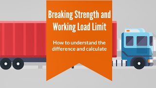 Difference between Working Load Limit and Breaking Strength