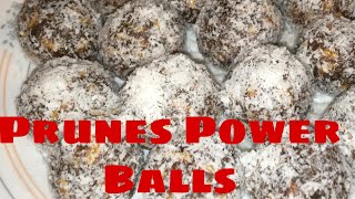 Healthy Power Prune Balls I Healthy Snack I SHER SHARES