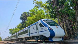 Vande Bharat Express Speed Trial In Konkan Railway for the First Time Ever !!!