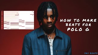 How to make Simple and Melodic beats for Polo G In Fl Studio 20 Tutorial