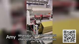 High Speed Silicone Release Paper PE Extrusion Coating Lamination Machine Installed at Customer