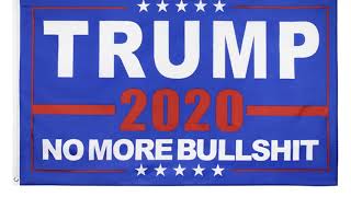 "TRUMP 2020 KEEP AMERICA GREAT" Donald Trump 2020 Presidential Campaign Flag.