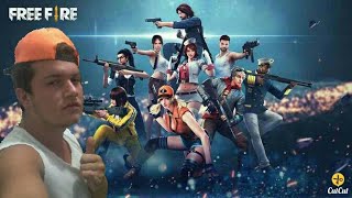 Jogando free fire