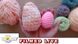 Easter Egg Toy 🐰 Crochet Workshop LIVE 💗 March 4, 2024