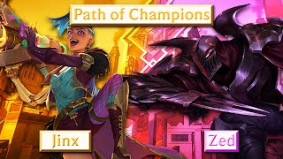 Jinx DOMINATES 😩 with Zed in Legends of Runeterra Path of Champions!