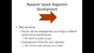 Commercializing aptamer based diagnostics