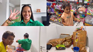 A PROCURA DO NOSSO LOOK PARA O ANIVERSÁRIO + MOSTRANDO AS CAXINHAS PERSONALIZADAS