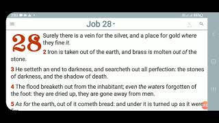 KJV-Daily Bible: p.m. Job 28:1-28