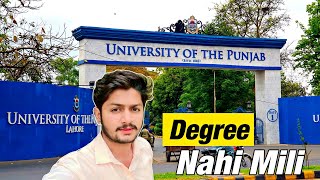 Going to get my degree from Punjab University Lahore | Touseef Akram | University Vlog