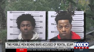 Two Mobile men behind bars accused of rental scam