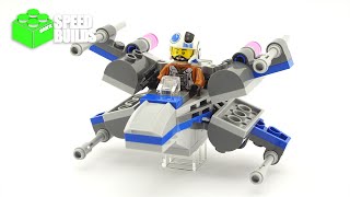 LEGO 75125 Star Wars - Resistance X-Wing Fighter - Microfighters Series 3 - LEGO Speed Build