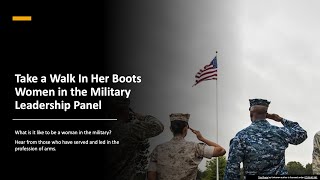 UTSA Take a Walk in Her Boots - Panel Discussion