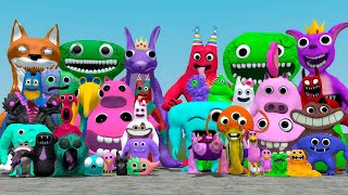 NEW GARTEN OF BANBAN 7 VS OLD GARTEN OF BANBAN CHARACTERS (Garry's Mod)