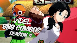 [OUTDATED] DBFZ 1.29 Videl BnB / Advanced Combos | DRAGON BALL FighterZ