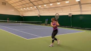 Kozlova Kristina College Tennis Recruiting Video Fall 2022