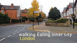 10 November 2024 Autumn 4k_HDR walking Ealing inner city  watched walker exploring London exploring