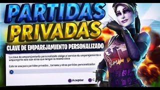 PARTIDAS PRIVADAS TORNEO DE UNA SKIN DE FORTNITE !!!!