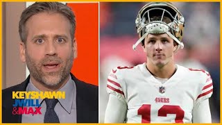 Brock Purdy overcame 'whole butterfly feeling' in leading 49ers to win - Max Kellerman