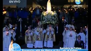 Procesión  de las velas de nuestra señora de Fátima 2013 12 Octubre año de la FE