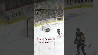 Pastrnak scores an incredible one-timer goal off of Krejci's pass #shorts