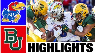 Kansas vs Baylor Highlights | College Football Week 8 | 2022 College Football Highlights