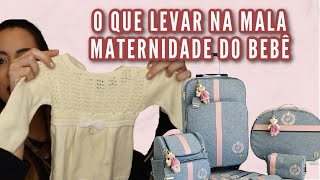 Como montar a mala maternidade do bebê