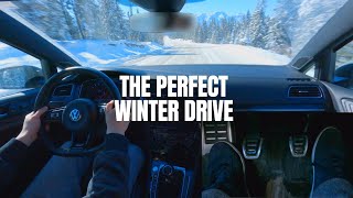 Perfect Winter Drive + Manual Golf R