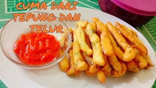 CUMA DARI TEPUNG JADI CAMILAN ENAK|| RESEP MAMA KEZRA