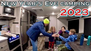 Celebrating New Year's Eve in our new RV