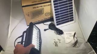 Solar Flood Light - Unboxing video of our Solar Motion Flood Lights