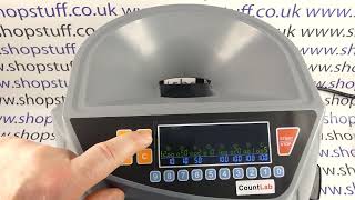 How To Set Coin Bag Batches Counting On CS205 Coin Sorter Counter Machine UK GBP