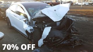 TESLA Model X Wrecked From Auction (Super Cheap) (VIDEO #44)