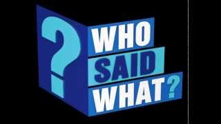 Who Said What • REELZ CHANNEL - Title Animation