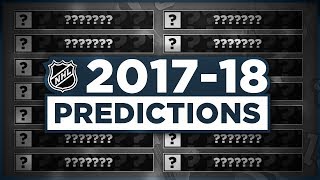 MY 2017-2018 NHL REGULAR SEASON PREDICTIONS!