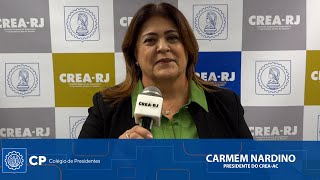 Carmen Nardino - Presidente do Crea-AC