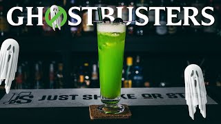 Ghostbusters Cocktail | Absolut Vanilla & Midori Cocktail Recipe | Cocktails at Home