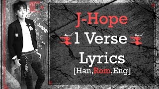 J-Hope - 1Verse [Lyrics] (Han,Rom,Eng)