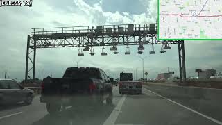 LIVE DRIVE: Dallas to Abilene, Texas (I-820 & I-20 WEST)