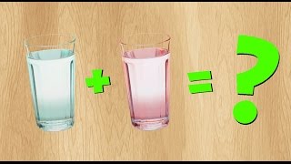 Что Будет Если Смешать Воду Разной Плотности | What happens if the mixed water of different density